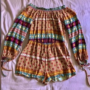 Off the shoulder romper